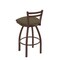 Holland Bar Stool Co 30" Low Back Swivel Bar Stool, Bronze Finish, Graph Cork Seat 41130BZ017 - alternate 3